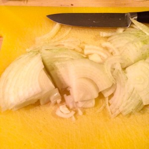 onion chopping